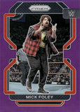 2022 Mick Foley Panini Prizm WWE PURPLE 035/149 #190 WWE Legend