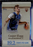 2025-26 Cooper Flagg Topps Holiday MAKING THE NICE LIST ROOKIE RC #ML-1 Dallas Mavericks 2