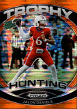 2024 Jalon Daniels Panini Prizm Draft Picks ORANGE PULSAR TROPHY HUNTING 49/49 #TH-JDS Tampa Bay Buccaneers