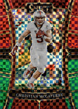 2023 Christian McCaffrey Panini Select Draft Picks RED & GREEN SQUARES PRIZM 12/25 #41 Stanford Cardinal