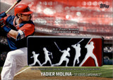 2018 Yadier Molina Topps SERIES ONE COMMEMORATIVE PLAYERS WEEKEND LOGO PATCH CARD 16/25 #PWP-YML St. Louis Cardinals