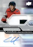 2021-22 Hendrix Lapierre Upper Deck Premier ROOKIE AUTO PATCH 11/249 RC AUTOGRAPH #AR-HL Washington Capitals