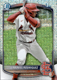 2025 Rainiel Rodriguez Bowman Chrome Prospects 1ST BOWMAN MOJO REFRACTOR #BCP-200 St. Louis Cardinals 1