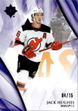 2023-24 Jack Hughes Upper Deck Ultimate Collection PURPLE 4/15 #51 New Jersey Devils