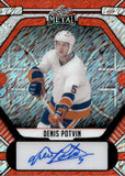 2025 Denis Potvin Leaf Metal Legends AUTOGRAPH RED SHIMMER 2/2 AUTO #BA-DP1 New York Islanders