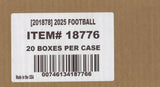 2025 Panini Prizm Football Hobby Blaster, 20 Box Case (Orange Ice Prizm)