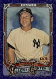 2025 Mickey Mantle Topps Allen & Ginter CHROME PURPLE REFRACTOR 41/75 #19 New York Yankees