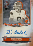 2025 Dillon Gabriel Topps Signature Class SUPREME SIGNERS ORANGE REFRACTOR ROOKIE AUTOGRAPH 50/50 RC AUTO #SS-DG Cleveland Browns
