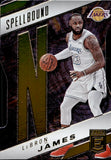 2021-22 LeBron James Panini Donruss Elite SPELLBOUND ORANGE DIE-CUT "N" #6 Los Angeles Lakers