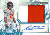 2024 Jaxson Dart Leaf Trinity ROOKIE PATCH AUTO 9/49 RC AUTOGRAPH #PA-JD1 Ole Miss Rebels New York Giants