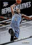 2014-15 Kevin Durant Panini Prizm REPRESENTATIVES PRIZM #1 Oklahoma City Thunder 2
