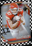 2025 Travis Kelce Panini Prizm BLACK & WHITE CHECKER PRIZM #67 Kansas City Chiefs