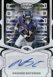 2023 Rashod Bateman Panini Certified MIRROR SIGNATURES AUTOGRAPH 58/199 AUTO #MS54 Baltimore Ravens