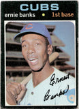 1971 Ernie Banks Topps #525 Chicago Cubs BV$150