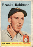 1958 Brooks Robinson Topps #307 Baltimore Orioles BV$300 *POOR*