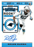 2019 Brian Burns Panini Contenders ROOKIE TICKET AUTOGRAPH RC AUTO #275 Carolina Panthers