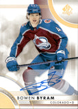 2023-24 Bowen Byram Upper Deck SP Authentic LIMITED AUTO AUTOGRAPH #82 Colorado Avalanche