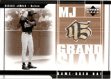 2001 Michael Jordan Upper Deck Prospect Premieres MJ GRAND SLAM GAME-USED BAT #MJ1 Birmingham Barons Chicago White Sox