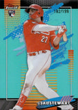 2026 Sal Stewart Topps Finest AQUA REFRACTOR ROOKIE 192/199 RC #179 Cincinnati Reds