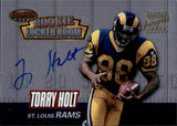 1999 Torry Holt Bowman's Best ROOKIE LOCKER ROOM AUTOGRAPH RC AUTO #RA5 St. Louis Rams