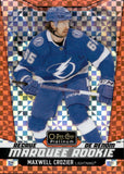 2024-25 Maxwell Crozier OPC Platinum MARQUEE ROOKIE ORANGE CHECKERS 11/25 RC #259 Tampa Bay Lightning