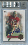 2012 Joe Montana Topps QB IMMORTALS BAS AUTHENTIC 10 AUTO AUTOGRAPH #QIJM San Francisco 49ers HOF 8649