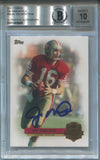2012 Joe Montana Topps QB IMMORTALS BAS AUTHENTIC 10 AUTO AUTOGRAPH #QIJM San Francisco 49ers HOF 8649