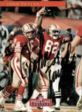 1992 John Taylor Pro Line PROFILES AUTOGRAPH AUTO #1 San Francisco 49ers