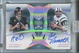 2024 Aaron Rodgers Joe Namath Panini Exinance DUAL AUTO JERSEY NUMBER 08/10 AUTOGRAPH #DA-NYJ New York Jets