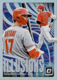 2020 Shohei Ohtani Panini Donruss Optic ILLUSIONS PRIZM #OI-13 Los Angeles Angels