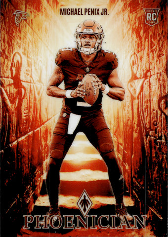 2024 Michael Penix Jr. Panini Phoenix PHOENICIAN SP ROOKIE RC #PHO-MPJ Atlanta Falcons *CASE HIT*