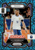 2026 Kylian Mbappe Panini Monopoly Prizm FIFA World Cup FOUR CORNERS BLUE WAVE PRIZM #41 FRANCE