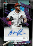 2026 Adrian Del Castillo Topps Finest BLACK REFRACTOR AUTOGRAPH 7/10 AUTO #FMA-ADC Arizona Diamondbacks