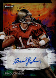 2024 Brad Johnson Topps Finest BLACK GEOMETRIC REFRACTOR AUTOGRAPH 7/10 AUTO #FA-BJ Tampa Bay Buccaneers