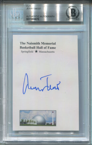 Jerry West SIGNED BSA SIGNED AUTHENTIC AUTO AUTOGRAPH #NA Los Angeles Lakers HOF 9878