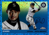 2025 Ichiro Topps Chrome Platinum BLUE MINI DIAMOND REFRACTOR 104/199 #204 Seattle Mariners