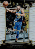 2018-19 Stephen Curry Panini Select CONCOURSE SILVER PRIZM #1 Golden State Warriors