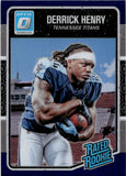 2016 Derrick Henry Panini Donruss Optic RATED ROOKIE PURPLE PRIZM RC #165 Tennessee Titans