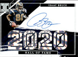 2022 Isaac Bruce Panini Impeccable HALL OF FAME AUTOGRAPH 5/49 AUTO #IHA-IBR St. Louis Rams