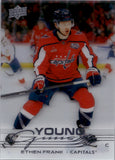 2025-26 Ethen Frank Upper Deck Series 1 YOUNG GUNS CLEAR CUT ROOKIE RC #240 Washington Capitals