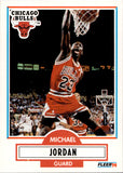 1990-91 Michael Jordan Fleer #26 Chicago Bulls 10