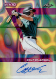 2024 Colt Emerson Leaf Vivid YELLOW LAVA AUTOGRAPH 5/10 AUTO #BA-CE1 Seattle Mariners