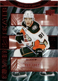 2023-24 Leo Carlsson Upper Deck Extended Series SILVER SKATES RED DIE-CUT ROOKIE 33/100 RC #SS-39 Anaheim Ducks