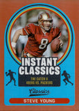 2021 Steve Young Panini Classics INSTANT CLASSICS ORANGE 7/10 #IC-4 San Francisco 49ers