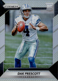 2016 Dak Prescott Panini Prizm SILVER PRIZM ROOKIE RC #231 Dallas Cowboys