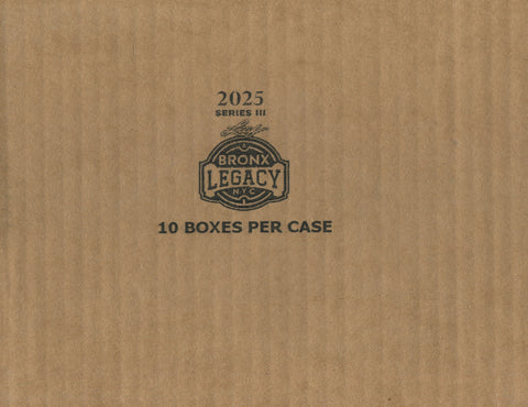 2025 Leaf Bronx Legacy Baseball Hobby, 10 Box Case *RELEASES 10/29*