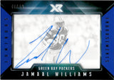 2017 Jamaal Williams Panini XR LUMINOUS ENDORSEMENTS AUTOGRAPH 46/49 AUTO #LE-JWL Green Bay Packers