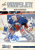 2012-13 Bob Essensa Panini Classics Signatures AUTOGRAPH AUTO #191 Winnipeg Jets