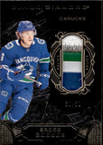 2018-19 Brock Boeser Upper Deck Black Diamond RELICS 30/50 GAME-USED PATCH #BDB-BB Vancouver Canucks