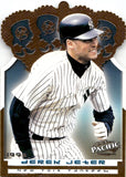 1999 Derek Jeter Pacific GOLD CROWN DIE-CUTS #10 New York Yankees